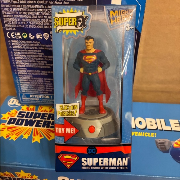 DC Comics Superman Toys Bundle Spin Master Action Figure Super Powers Vehicle. - Picture 4 of 9